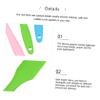 SHERCHPRY 3pcs Silicone Wax Stick Hair Removal Eyebrow Waxing Kit Nose Hair Wax Applicator view 2