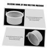 DECOMELODY Silicone Bowl for Wax Melting Machine Wax Melts Warmer Non-stick Replacement Dish Electric Melt Warmer view 4