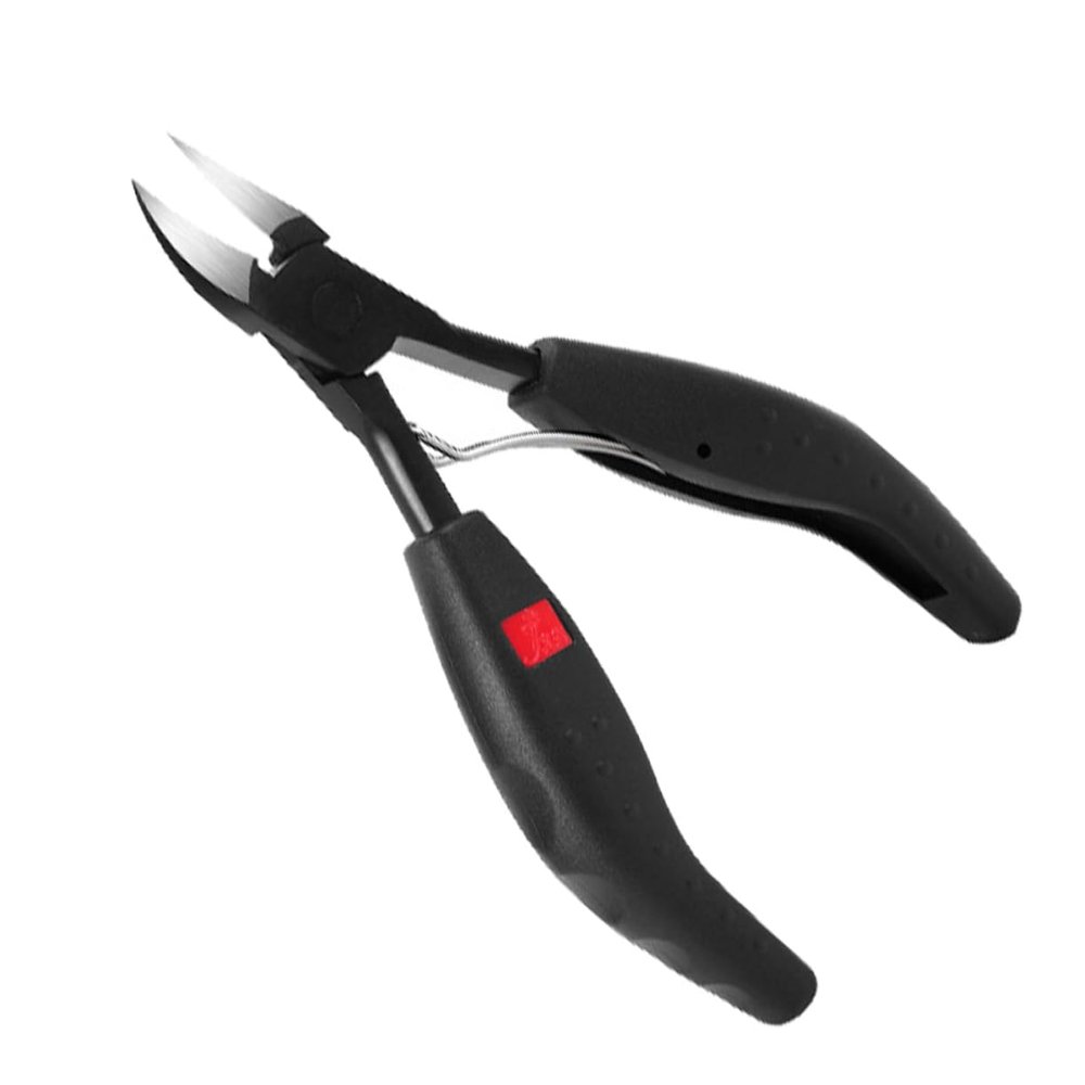 AUTSUPPL Stainless Steel Toenail Nipper and Cuticle Cutter Ergonomic Design for Easy Trimming for Manicure and Pedicure Includes Black Storage Bag for Convenience