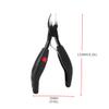 AUTSUPPL Stainless Steel Toenail Nipper and Cuticle Cutter Ergonomic Design for Easy Trimming for Manicure and Pedicure Includes Black Storage Bag for Convenience view 2
