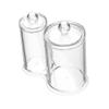 ABOOFAN Swabs Dual Box Cotton Swab Organizer Makeup Cotton Holder for Efficient Storage for Vanity and Bathroom Use view 1
