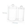 ABOOFAN Swabs Dual Box Cotton Swab Organizer Makeup Cotton Holder for Efficient Storage for Vanity and Bathroom Use view 2