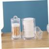 ABOOFAN Swabs Dual Box Cotton Swab Organizer Makeup Cotton Holder for Efficient Storage for Vanity and Bathroom Use view 3