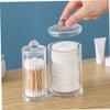 ABOOFAN Swabs Dual Box Cotton Swab Organizer Makeup Cotton Holder for Efficient Storage for Vanity and Bathroom Use view 4