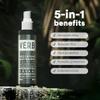 VERB Frizz Defense Smoothing Spray, 5.4 fl oz  Anti-Frizz Shield + Heat Protection for Sleek Blowouts  No Parabens, Gluten, or Harmful Sulfates  All Hair Types view 2