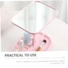 EPIGEIST 2pcs Rotatable Desktop Makeup Mirror Storage Tray Compact Household Cosmetics Mirror Practical Vanity Accessory for Easy Use and Organization view 3