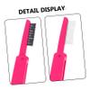 VALICLUD 2pcs Foldable Eyelash Combs Eyebrow Brushes Dual-ended Grooming Tool for Lashes and Brows Easy to Use Portable Design for Salon Home Use view 2