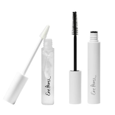 Ere Perez - Avocado Waterproof Black Mascara + Aloe Gel Lash Eyebrow Mascara BUNDLE | Sensitive Eye Safe, Vegan, Cruelty-Free Clean Beauty