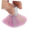 Ipetboom Fluffy Nail Brush with Plastic Base Ergonomic Manicure Dust Brush for Nail Art Handle Cleaning Tool for Powder Removal view 3