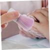 Ipetboom Fluffy Nail Brush with Plastic Base Ergonomic Manicure Dust Brush for Nail Art Handle Cleaning Tool for Powder Removal view 4