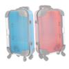 BESPORTBLE 2pcs Mini Suitcase Eyelash Storage Box Makeup Organizer Lightweight Portable Luggage Style Lash Containers for Travel and Daily Use view 1