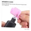 IWOWHERO 400pcs Eyelash Extension Glue Wipes Pink Cleaning Pads for Salon Use Adhesive Remover for Professional and DIY Applications view 3