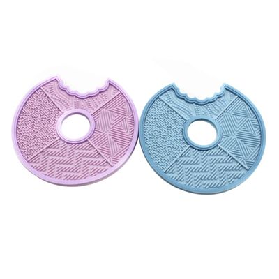 Baluue 2pcs Silicone Makeup Brush Cleaning Mat for Foundation Makeup Sponges and Brushes