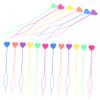 DECOMELODY 30pcs Heart Shaped Hair Braid Tools Use Ponytail Maker for Boy Girl Hair Styling Accessories for Elegant Hairstyles view 1