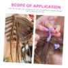 DECOMELODY 30pcs Heart Shaped Hair Braid Tools Use Ponytail Maker for Boy Girl Hair Styling Accessories for Elegant Hairstyles view 4