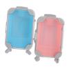 BESPORTBLE 2pcs Mini Suitcase Eyelash Organizer Case Cute Simulation Trolley Box for Travel Lightweight Makeup Container for Women Girls Easy to Clean Protective Luggage for False Eyelashes view 1