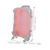 BESPORTBLE 2pcs Mini Suitcase Eyelash Organizer Case Cute Simulation Trolley Box for Travel Lightweight Makeup Container for Women Girls Easy to Clean Protective Luggage for False Eyelashes view 2