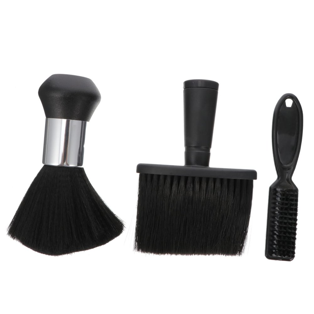 EPIGEIST 3pcs Hair Styling Neck Duster Brush for Haircut Cleaning Portable and Broken Hair Cleaning Tool for Barbers and Home Use