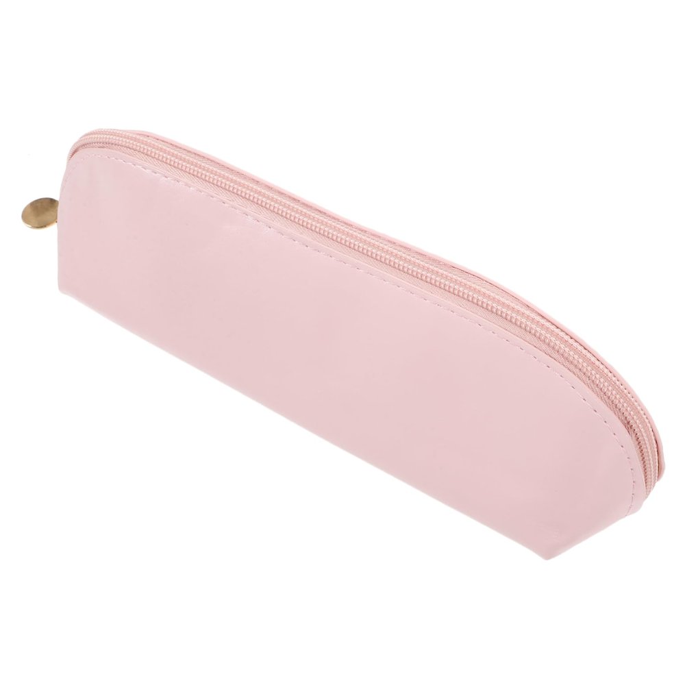 CONGARTENO Pu Leather Makeup Brush Bag for Travel Compact Toiletry Organizer Pouch Lightweight Cosmetic Case for Women for Daily Use Travel Essentials