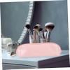 CONGARTENO Pu Leather Makeup Brush Bag for Travel Compact Toiletry Organizer Pouch Lightweight Cosmetic Case for Women for Daily Use Travel Essentials view 2