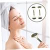 DECOMELODY 2pcs Jade Beauty Device Facial Massager Roller Gua Face Tool Beauty Jade Roller Wrinkles Reduction view 3
