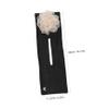 FRCOLOR 4pcs Flower Hair Bun Maker Shaper Lazy Hair Curler Tool for Quick Styling for Sports Fitness Yoga and Parties Includes Black White and Flowers view 2