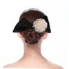 FRCOLOR 4pcs Flower Hair Bun Maker Shaper Lazy Hair Curler Tool for Quick Styling for Sports Fitness Yoga and Parties Includes Black White and Flowers view 4