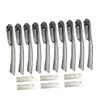 Baluue Professional Makeup Tool 10pc Eyebrow Razor Set with Portable Design for Travel view 1