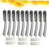 Baluue Professional Makeup Tool 10pc Eyebrow Razor Set with Portable Design for Travel view 4