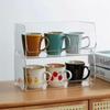 Alipis 2pcs Stackable Transparent Makeup Storage Rack Organizer for Bathroom and Bedroom Pet Material Compact Design for Easy Access view 3