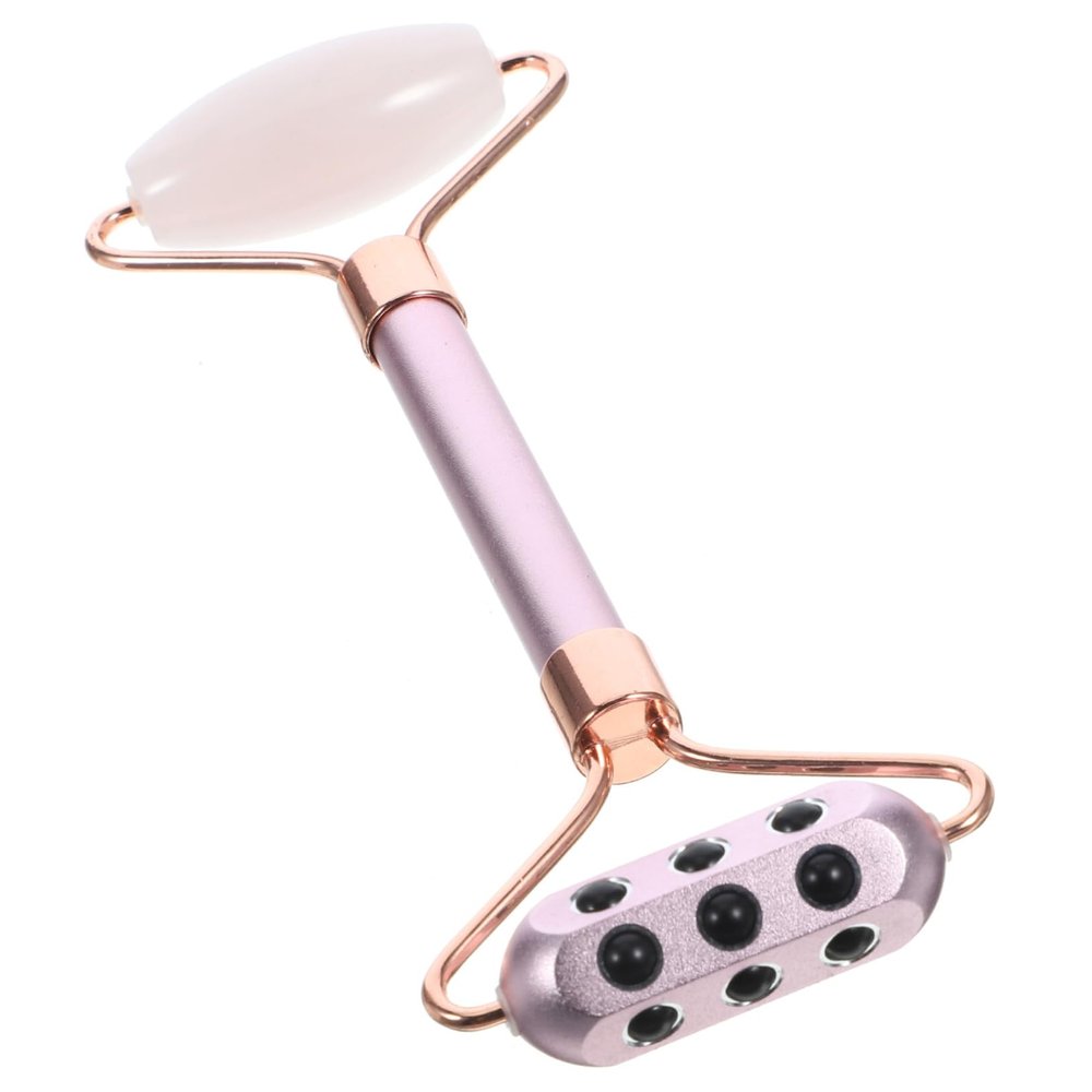 AUTSUPPL Face Roller Jade Facial Roller for Skin Tightening Reducing Puffiness Beauty Tool for Daily Skincare Routine