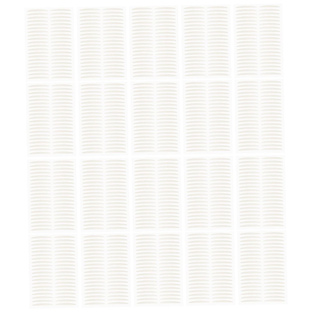 AUTSUPPL 20 Sheets Double Eyelid Stickers Invisible Tape for Women Easy to Shape Use