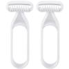 AUTSUPPL 2pcs Portable Body Hair Trimmer for Women Effortless Leg and Underarm Hair Removal Tool Travel-Friendly Beauty Care Razor with Smooth for Wet Shaving view 1