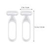 AUTSUPPL 2pcs Portable Body Hair Trimmer for Women Effortless Leg and Underarm Hair Removal Tool Travel-Friendly Beauty Care Razor with Smooth for Wet Shaving view 2