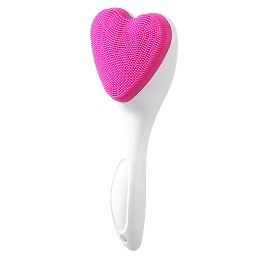 VALICLUD Manual Face Washing Brush Women Silicone Face Exfoliator Gentle Cleansing Scrubber