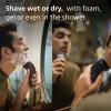 Philips Shaver for Men Series 3000 Rechargeable Wet/Dry Mens Electric Shavers Electric Razor for Men- Modern Steel Metallic view 2
