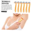 PartyKindom 6-in-1 Hair Removal Razor Body Hair Trimmer Shaver Safe Comfortable for Arms Legs Privates Random Color view 4