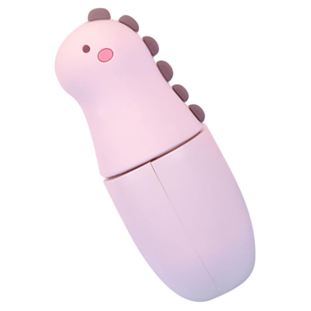 Healeved 1pc Cartoon Dinosaur USB Rechargeable Facial Steamer Portable Mist Sprayer for Hydration Design for Home and Travel for Refreshing Face and Eyelash Extensions