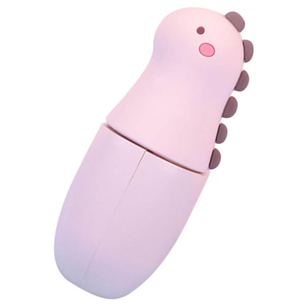 WRITWAA 1pc Cartoon Dinosaur Nanometer Facial Steamer USB Rechargeable Mist Sprayer for Hydrating Skin Portable Humidifier Easy to Use for Home and Travel
