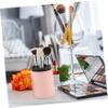 Ipetboom Makeup Brush Holder and Pencil Organizer Elegant Storage Box for Dressing Table Desktop Bathroom Multi-functional Capacity Stylish Design view 2