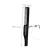 Baluue Folding Comb Keychain Small Beard Comb for Men Portable Fine Tooth Travel Accessory Barber Oval Mirror view 4