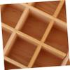 GANAZONO Wooden Storage Box Compartmentalized Organization Lattice Design Christmas for Teen Girls Holder for Home Use view 3