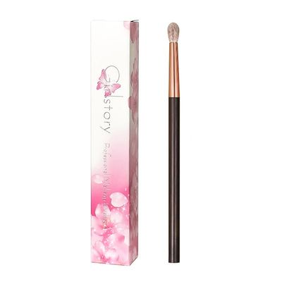 CH28 Hand Crafted Professional Makeup Brushes Soft Red Fox Saibikoho Goat Hair Round Eye Shadow Blending Brush Ebony Wood Handle Make Up Brush