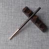 CH28 Hand Crafted Professional Makeup Brushes Soft Red Fox Saibikoho Goat Hair Round Eye Shadow Blending Brush Ebony Wood Handle Make Up Brush view 3