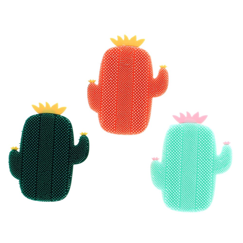 ARTSEWPLY 3pcs Silicone Face Wash Brush for Cleanser Face Wash Gua Sha Facial Tools Skincare Handhold Facial Brush for Women Female Home
