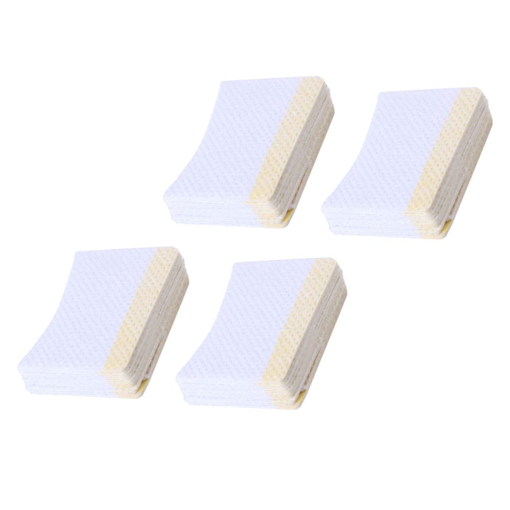 GALPADA 160pcs Bulk Makeup Remover Pads Cotton Eyelash Pads Arc-Shaped Makeup Cushions and Practical