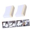 GALPADA 160pcs Bulk Makeup Remover Pads Cotton Eyelash Pads Arc-Shaped Makeup Cushions and Practical view 4