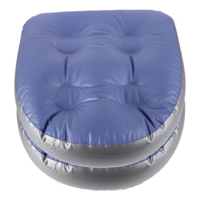 FRCOLOR 2pcs Inflatable Bathtub Cushion with Suction Cups Thickened Spa Seat Booster for Adults Non-Slip Hot Tub Seat Cushion Comfortable Bathing Experience