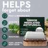 Antifungal Soap Pack of 2 with Scrubber + Medicated Body Wipes | Jock Itch Treatment, Fights Ringworm & Athletes Foot | Tea Tree Oil 1% Tolnaftate | Deep Cleansing & Exfoliation | 40 Wipes view 3