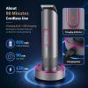 Manscape Body Hair Trimmer for Men, Waterproof Nick-Free Pubic Hair Trimmer view 4